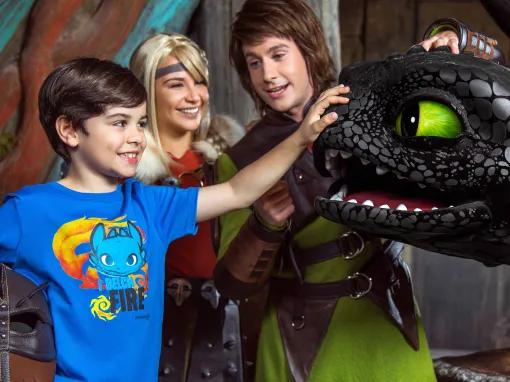 Meet Toothless at Motiongate Dubai