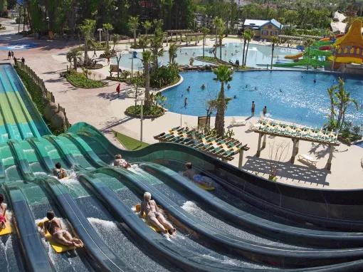 Rapid Race water slide at Costa Caribe Water Park, PortAventura World