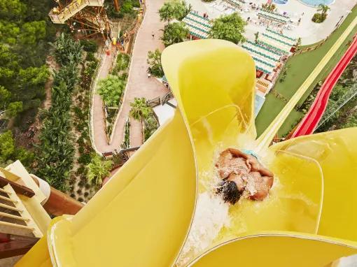 Ciclon Tropical water slide at Costa Caribe Water Park, PortAventura World