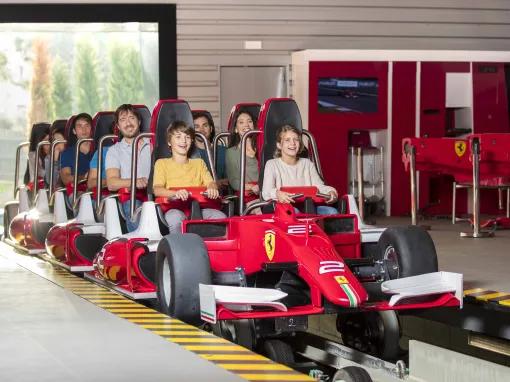 Start of Red Force One at Ferrari Land
