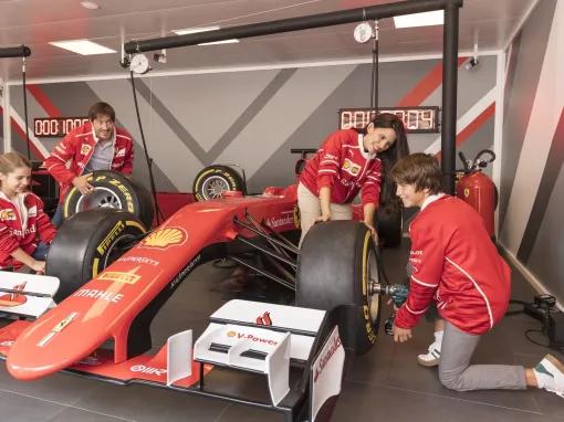 Pit Stop Challenge at Ferrari Land