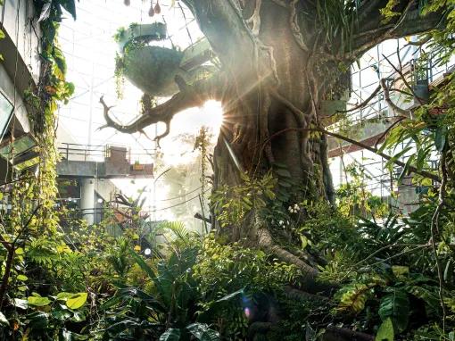 World’s largest indoor man-made and life-sustaining tree at The Green Planet™ Dubai