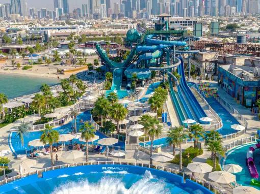 Areial view of Laguna Waterpark Dubai