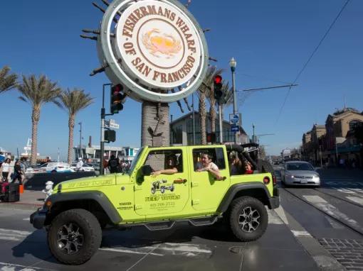 Private San Francisco City Tour in Open-air Convertible Jeep