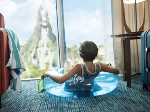 Volcano view room at Universal’s Cabana Bay Beach Resort