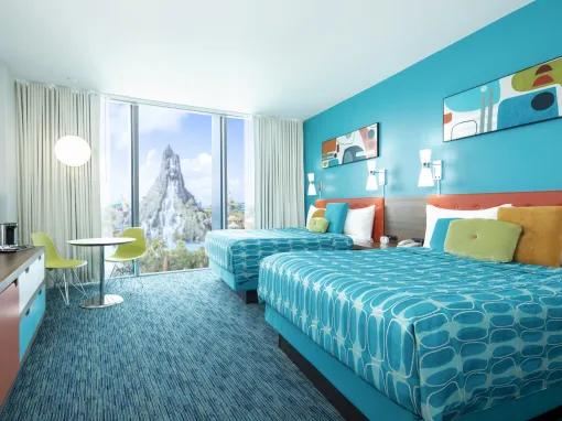 Volcano View Room at Universal’s Cabana Bay Beach Resort