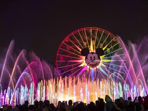 Paradise Pier at Night, Disney California Adventure Park