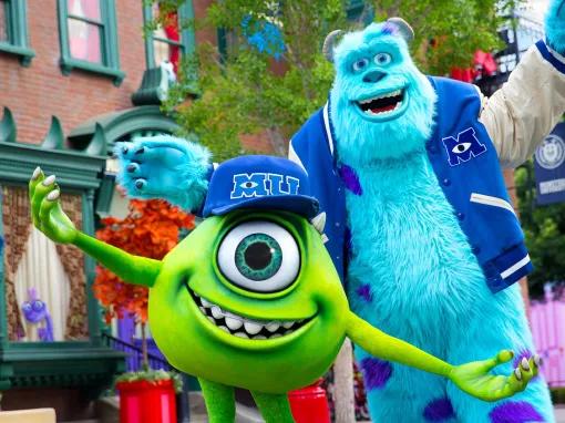 Mike & Sulley from Monsters, Inc. at Disney California Adventure Park