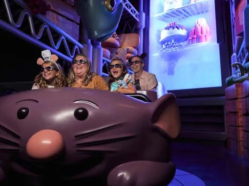 Guests on Remy's Ratatouille Adventure, EPCOT