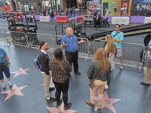 Hollywood Walk of fame Walking tour group