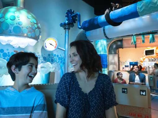 Guests riding The Secret Life of Pets: Off the Leash at Universal Studios Hollywood