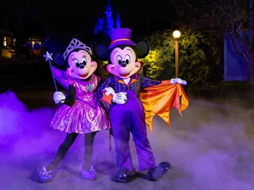 Mickey and Minnie at Mickey's Not So Scary Halloween Party