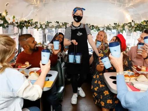 Dublin Vintage Bus Afternoon Tea Tour for Two