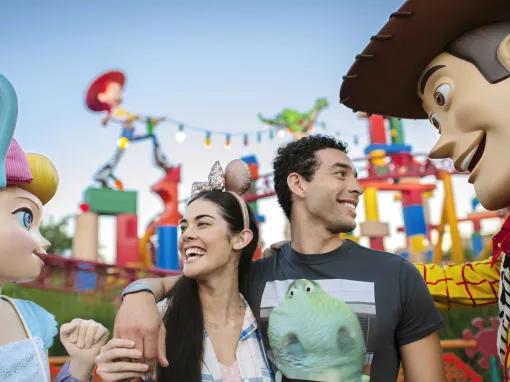 Guests at Toy Story Land, Disney's Hollywood Studios