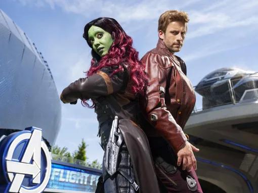 Star-Lord and Gamora, Marvel Avengers Campus at Disneyland Paris
