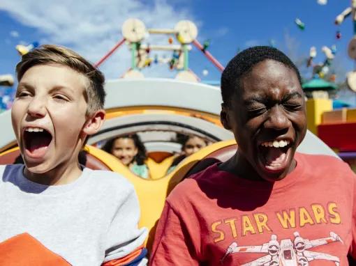 Guests on Slinky Dog Dash, Disney's Hollywood Studios