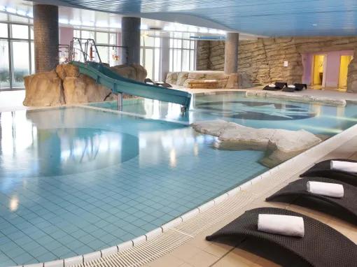 Indoor pool at Dream Castle Hotel 