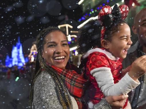 Guests at Mickey's Very Merry Christmas Party, Magic Kingdom Park