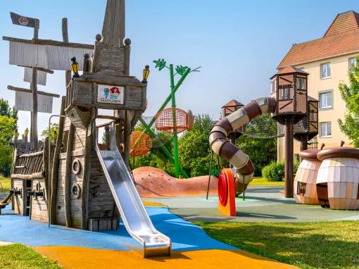 Sir Archibald's Ship play area at Explorers Hotel Marne-la-Vallée