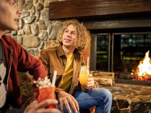 Guests at Disney Sequoia Lodge