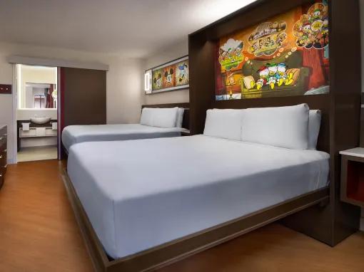Guest room, Disney's All-Star Sports Resort 