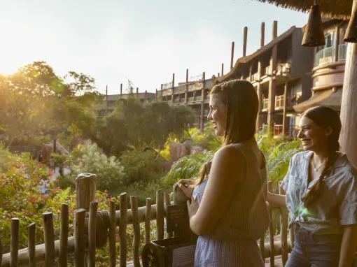 Guests at Disney's Animal Kingdom Lodge