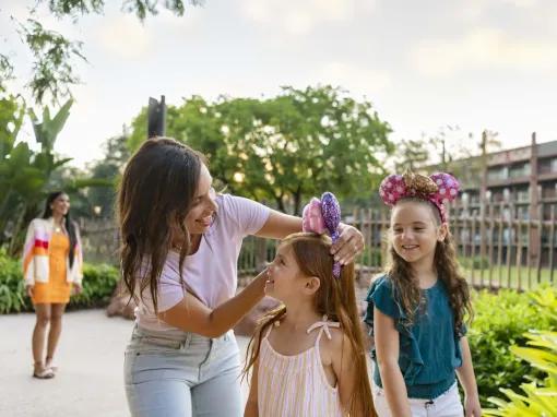 Guests at Disney's Animal Kingdom Lodge