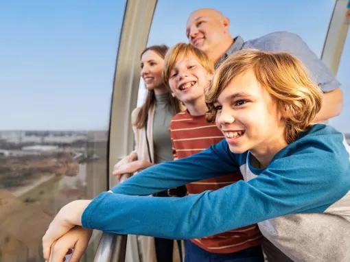 Family on The Orlando Eye