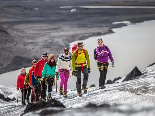 Hiking-on-glacier