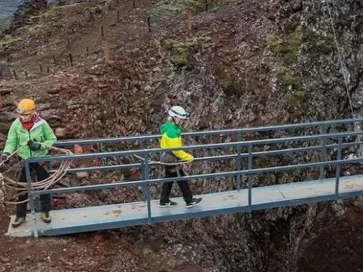 group-crossing-bridge