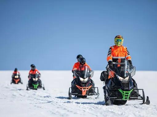 Snowmobiling