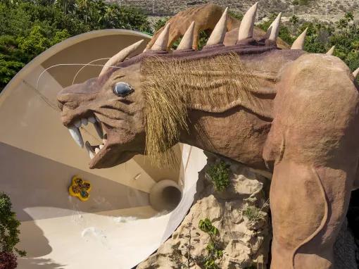 Aerial of Dragon Siam Park