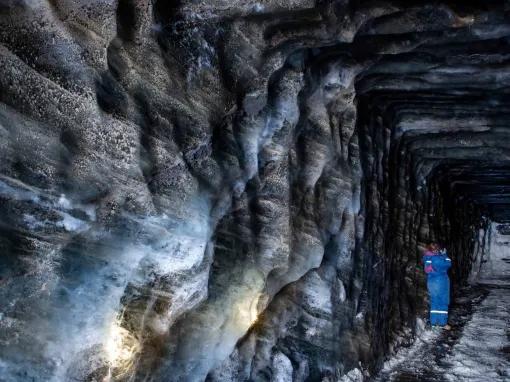 tunnel-in-ice-cave