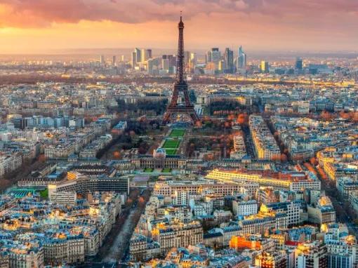 Tour Montparnasse at Sunset