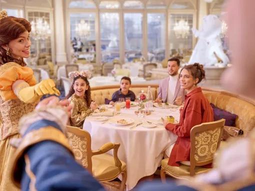 Guests at Disneyland® Hotel with a Disney Princess