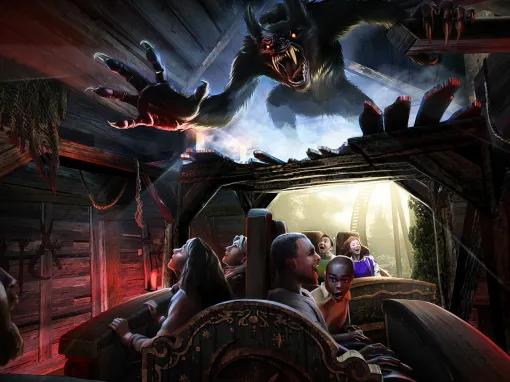 Curse of the werewolf at Dark universe, Universal Epic Universe