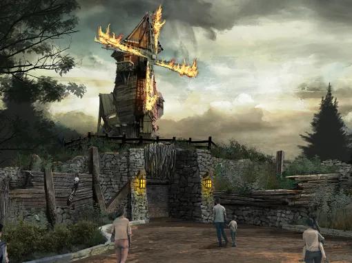 Burning Windmill at Dark Universe, Universal Epic Universe