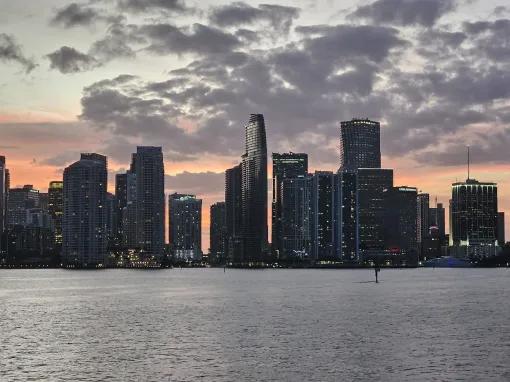 Sunset Cruise of Miami Skyline, Biscayne Bay & Celebrity Homes