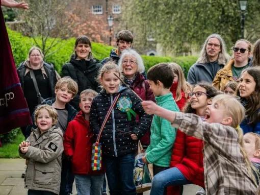 Children playing Wizards