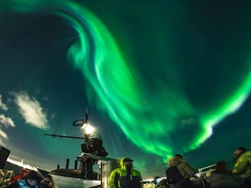 Lights viewed from boat