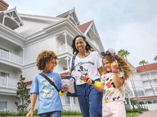 Family at Grand Floridian Resort 