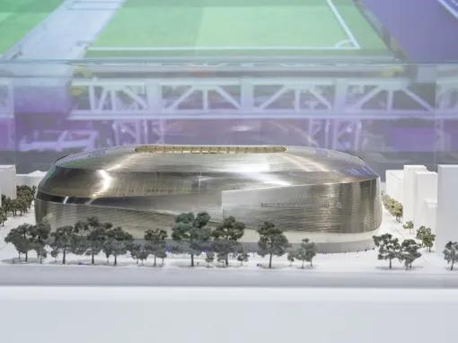 Model of stadium