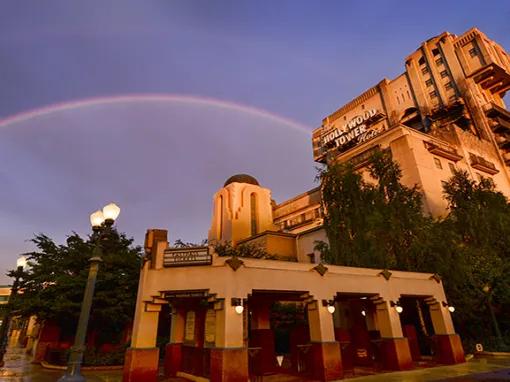 Rainbow over Hollywood Tower