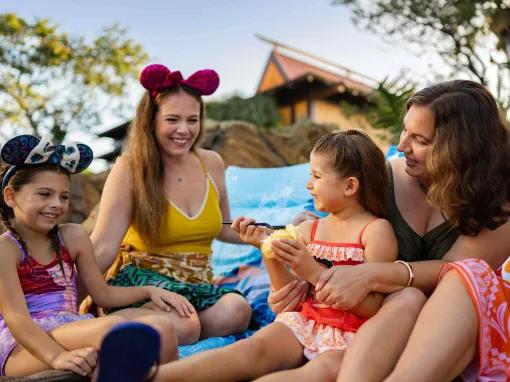 Polynesian Village Resort Exterior Guests