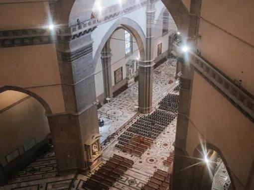 View down to the Cathedral 