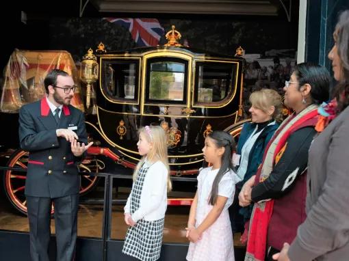 London Royal Mews at Buckingham Palace 