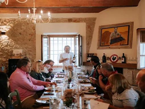 Meal in an authentic restaurant