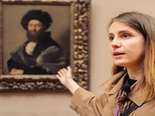 Explaining the art works