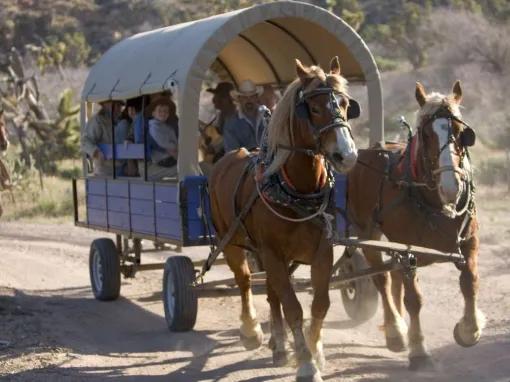 Grand Canyon Western Ranch by Luxury Bus & Helicopter Tour