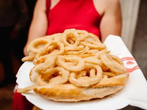 Large plate of Calamari